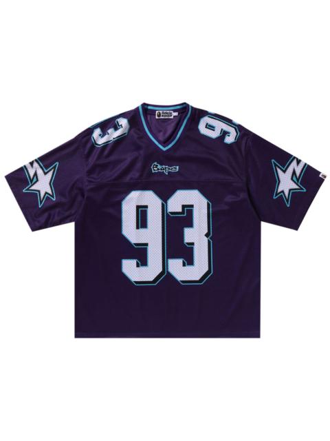 A BATHING APE® BAPE Football Relaxed Fit Tee 'Purple'