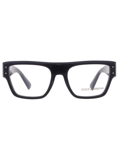 Dolce & Gabbana Dolce and Gabbana Demo Square Men's Eyeglasses DG3384 501 54