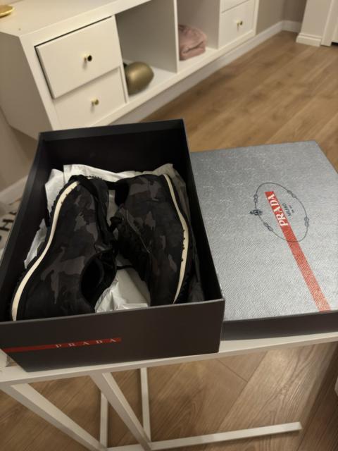 Prada Prada camouflage sneakers casual low nylon #cyber24