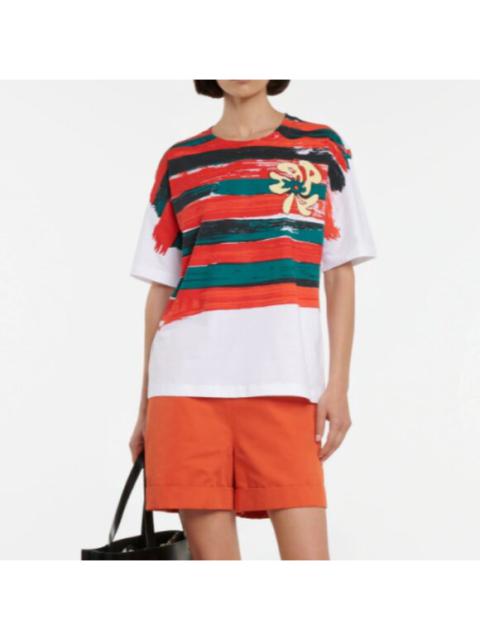 BNWT SS21 MARNI STRIPED COTTON TSHIRT 38