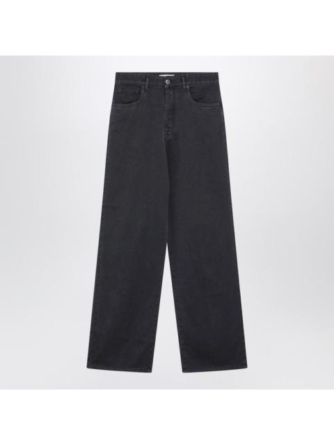 Miu Miu Miu Miu Grey Chambray Denim Trousers Women