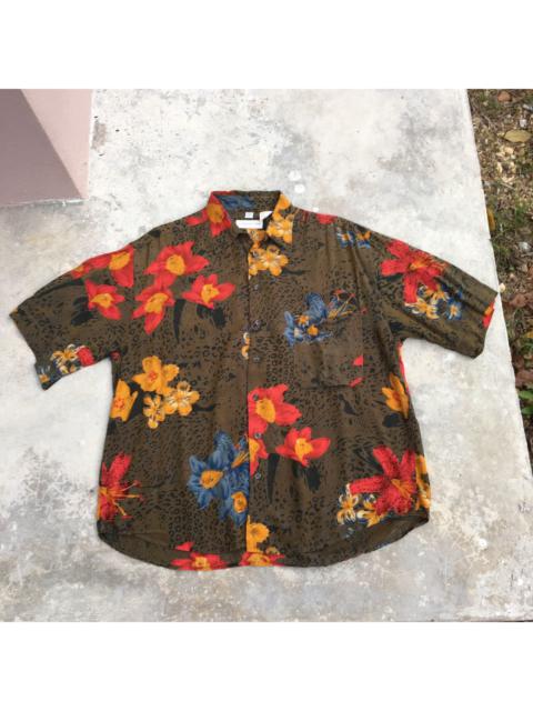 Other Designers Italian Designers - Vintage ALEXANDER POWER Made In Italy Rayon Hawaiian Shirt