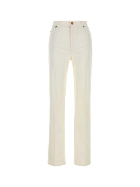 Balmain Balmain Women White Denim Jeans