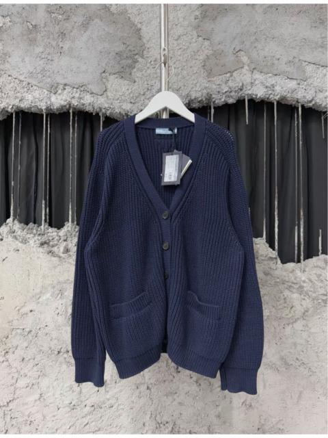 Prada Prada navy blue wool cardigan 