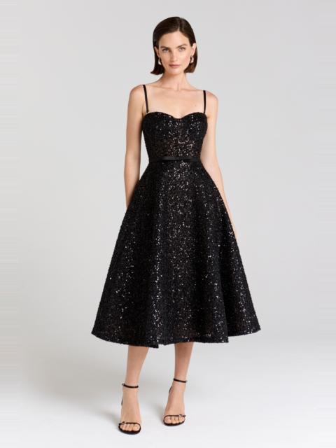 NADINE MERABI Marilyn Black Dress