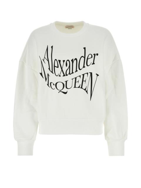 Alexander McQueen White cotton sweatshirt