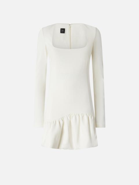 PINKO MINI DRESS WITH SQUARE NECKLINE