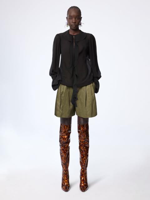 NINA RICCI Silk Lavalliere Shirt