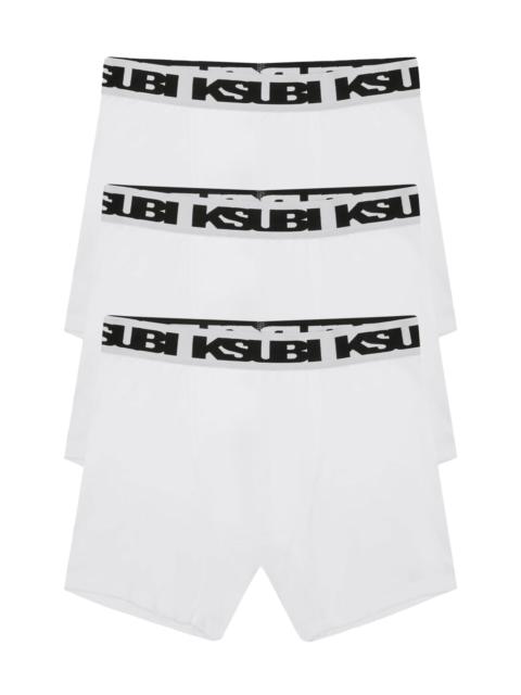 Ksubi ROYALTY BOXER BRIEF 3 PACK WHITE