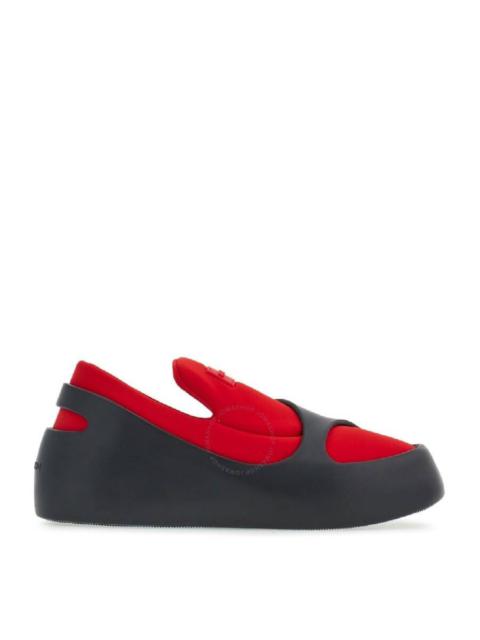 FERRAGAMO Ferragamo Logo-Patch Panelled Sneakers