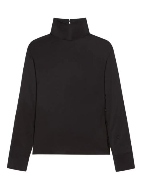 courrèges Off-Shoulder Satin Top