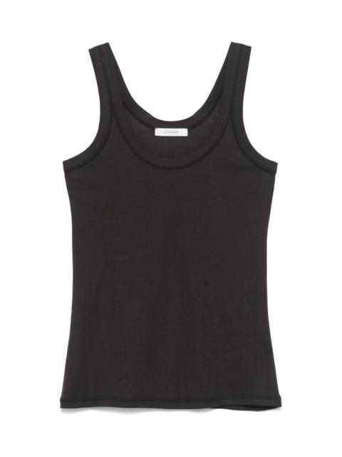 Lemaire Ribbed cotton tank top