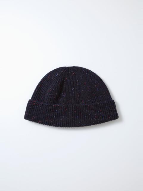 ROTOTO® ROTOTO - NEP WOOL SEAMLESS BEANIE - NAVY