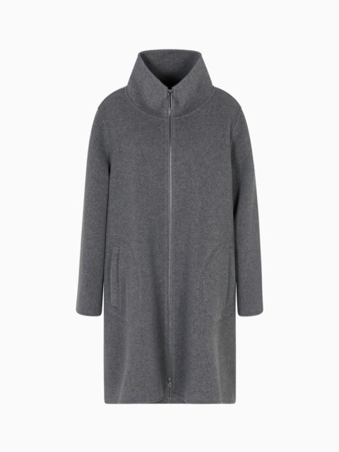 EMPORIO ARMANI WINTER URBANISM CAPSULE COLLECTION WOOL CLOTH COAT