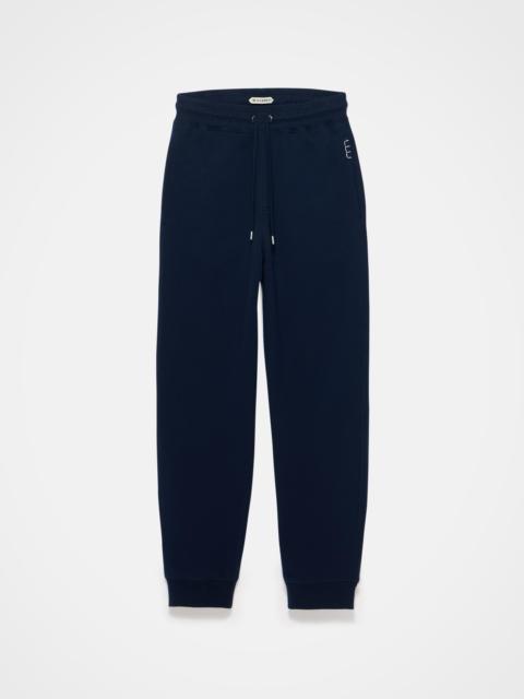 JW Anderson CUFFED SWEATPANTS IN NAVY