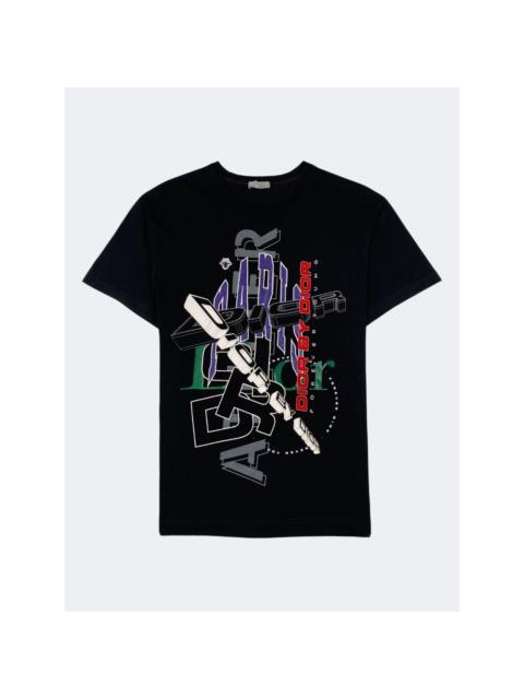 Dior Homme Multi Logo Print T-Shirt