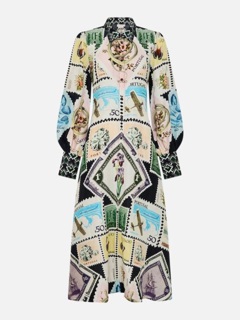 CAMILLA WAIST TIE SHIRT DRESS