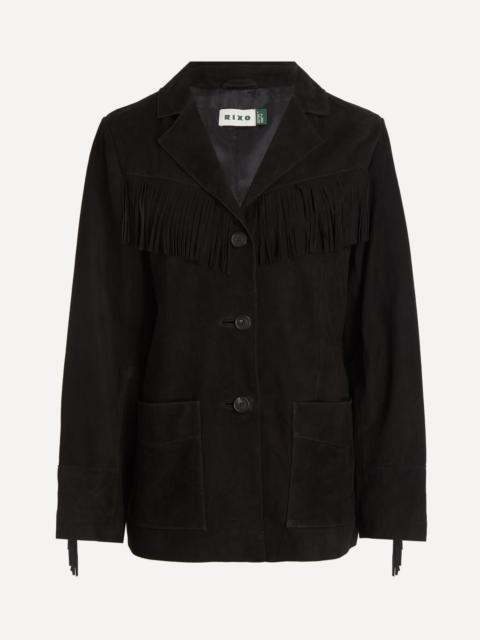 RIXO Teagan Suede Jacket