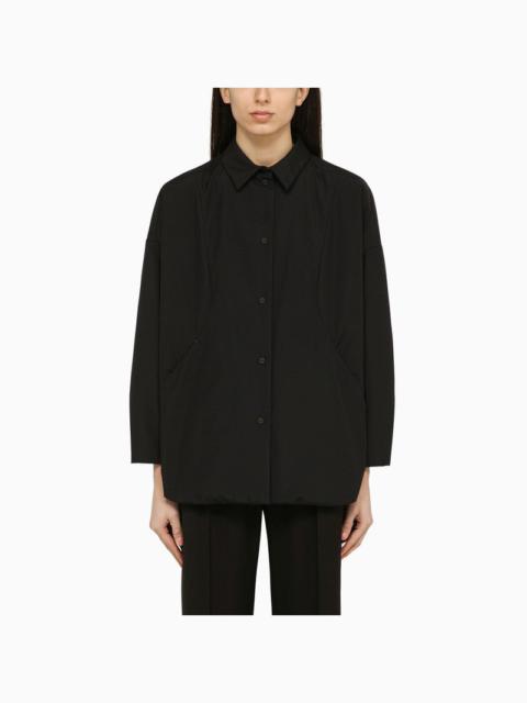 Herno Herno Black Nylon Shirt Jacket Women