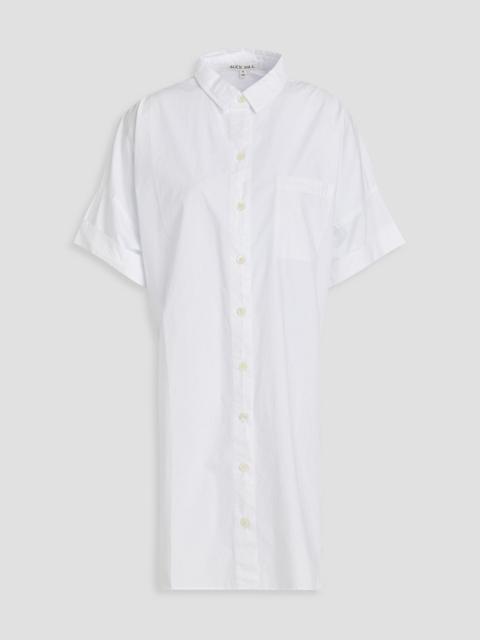Other Designers Cotton-poplin mini shirt dress