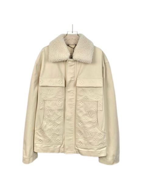 Louis Vuitton 2023 Beige Monogram Print Cotton Jacket