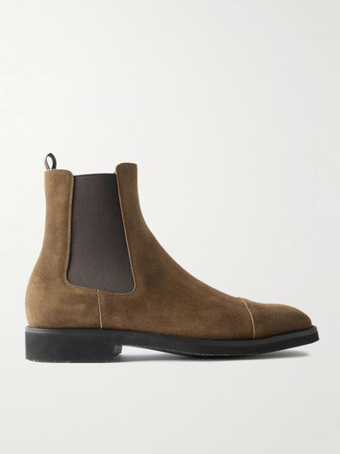 TOM FORD Suede Chelsea Boots Brown