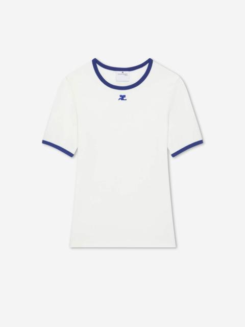 courrèges ROUND NECK T-SHIRT