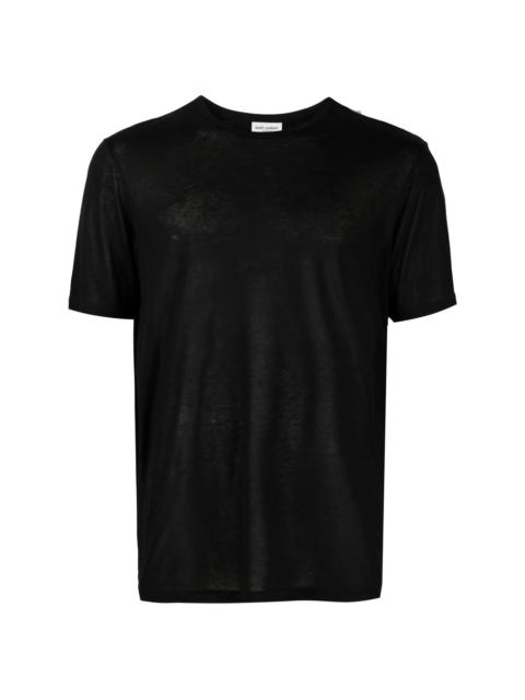 SAINT LAURENT Saint Laurent Black T-Shirts & Vests - T-Shirts Men