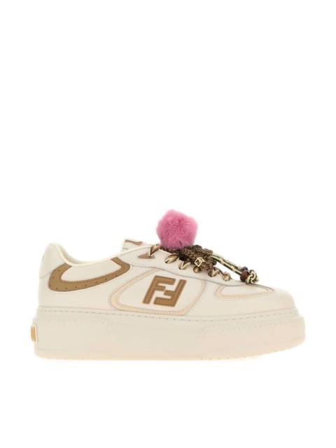 FENDI Fendi Match charm embellished sneakers