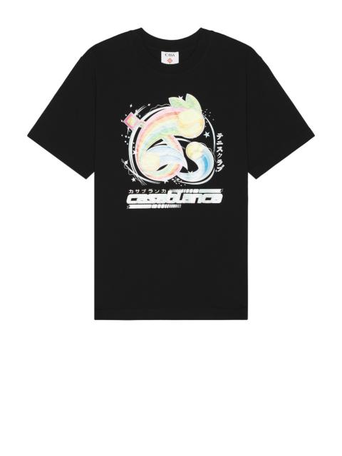CASABLANCA Manga Tennis Ball T-Shirt