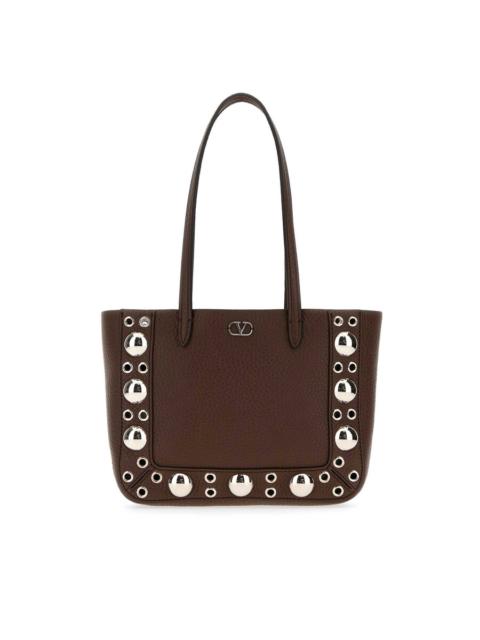 Valentino Valentino Garavani Brown Leather Nellcote Handbag