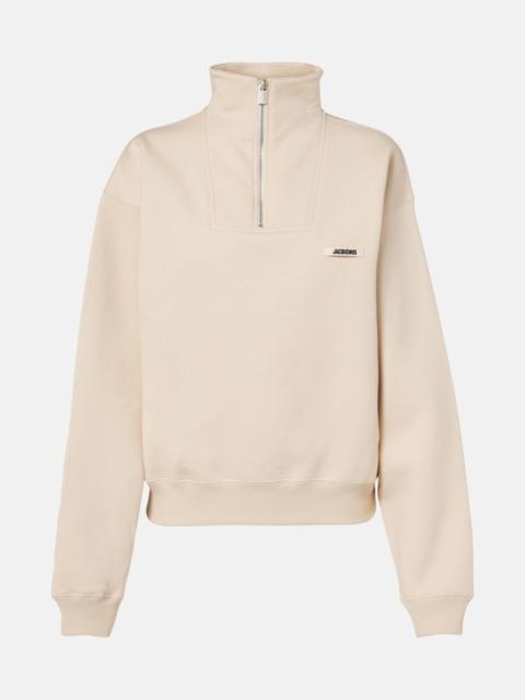 JACQUEMUS Logo cotton jersey sweatshirt