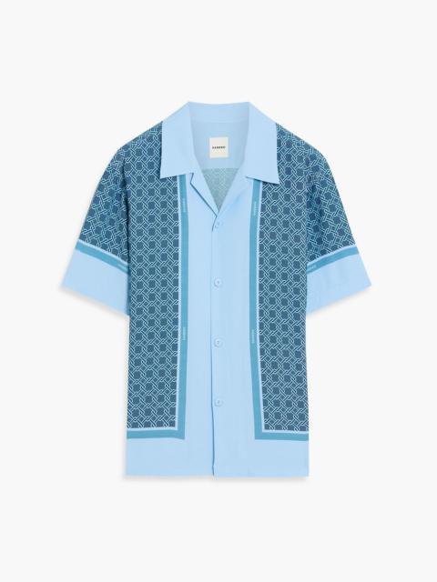 Sandro Printed crepe shirt