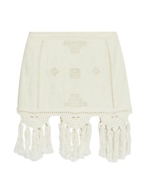 Isabel Marant Sandra cotton mini skirt