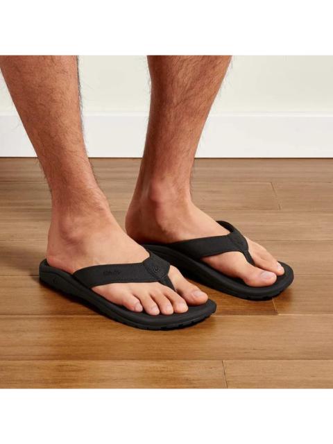 Other Designers Olukai Ohana Beach Sandals Water Resistant Slip On Cushion Summer Black US 9