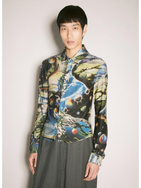 Martine Rose Martine Rose Men Printed Stretch Shirt