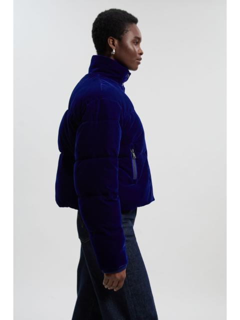 KAREN MILLEN Padded Velvet Short Coat