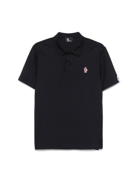 Moncler Grenoble Moncler Grenoble Blue Polo Shirts Men