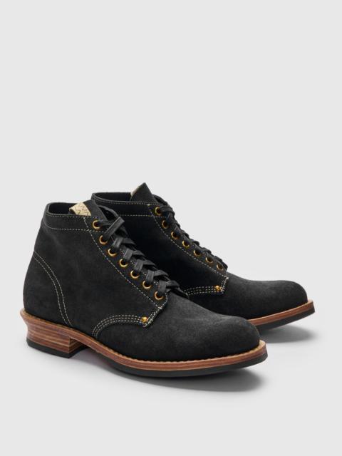 visvim Brigadier Boots-Folk in Black Suede