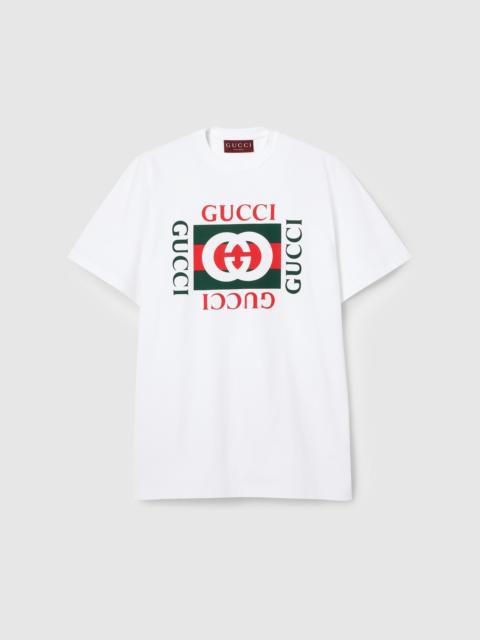 GUCCI Gucci Interlocking G print cotton T-shirt