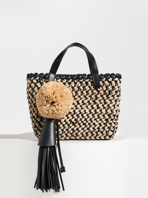 ULLA JOHNSON Raffia Mini Crossbody Bag