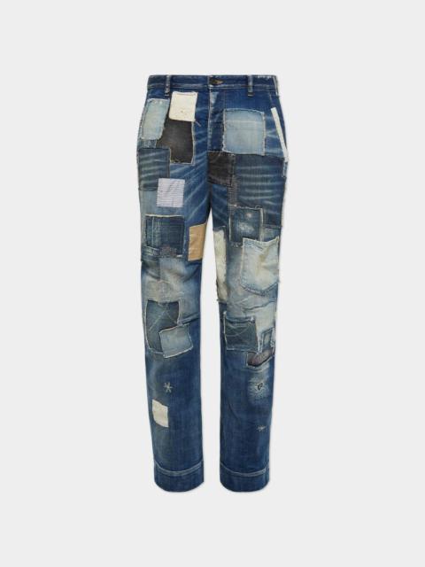 MEDIUM HERITAGE FISHERMAN WASH PATCHWORK OSAKA JEANS