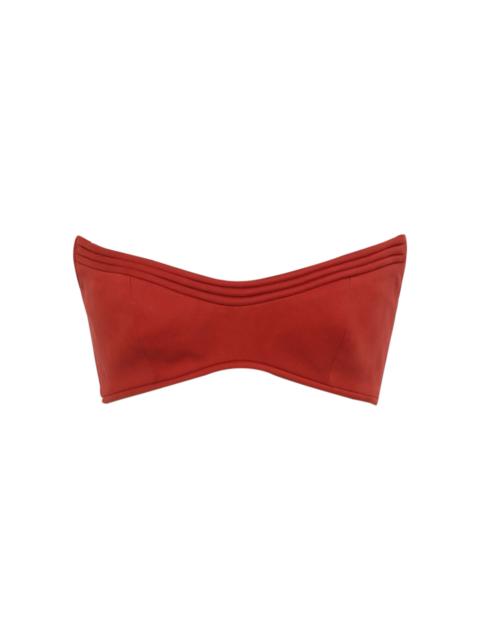 Zimmermann Rebellion Corded Bralette red