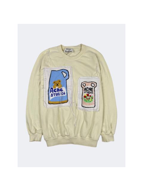 Acne Studios Grant Levy Lucero Stitched Patches Sweatshirt