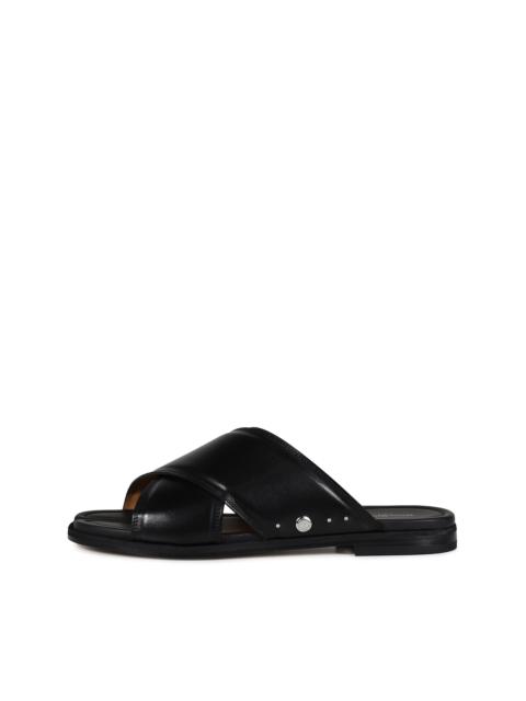 Maison Margiela TABI NUMBERS CROSSED SANDAL / BLK