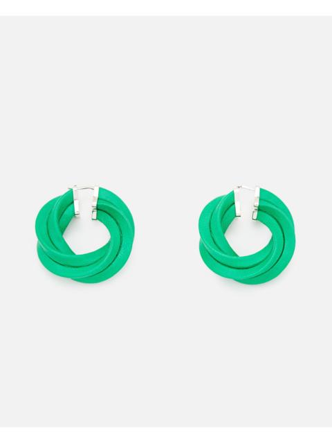 Bottega Veneta Bottega Veneta Women Green Hoop Earrings