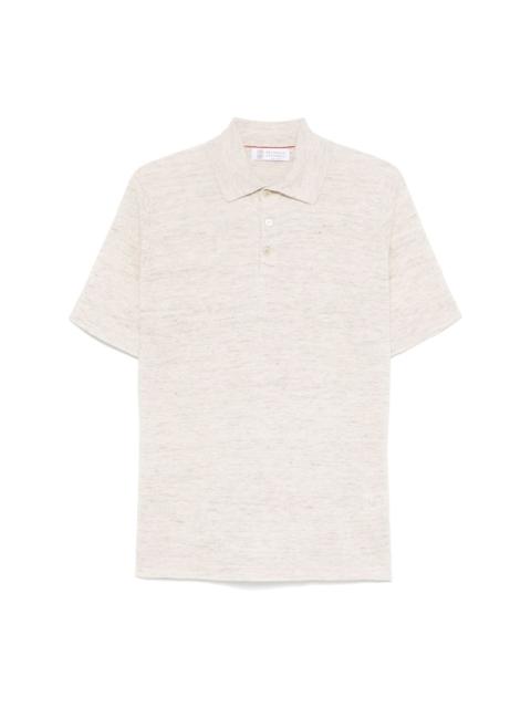 Brunello Cucinelli fine-knit polo shirt