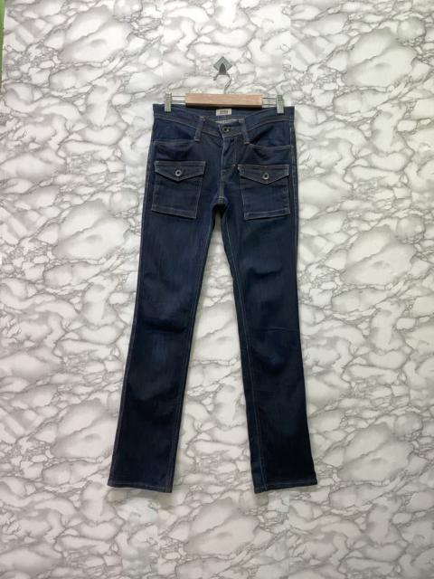 Other Designers Designer - Japan D.M.G Bush Pant Skinny Dark Blue Denim Pants