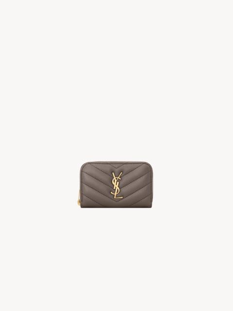 SAINT LAURENT CASSANDRE CHANGE PURSE IN LAMBSKIN