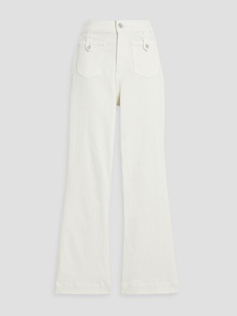 VERONICA BEARD Carson high-rise kick-flare jeans